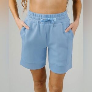 NWOT ZYIA Active Blue Selena Shorts